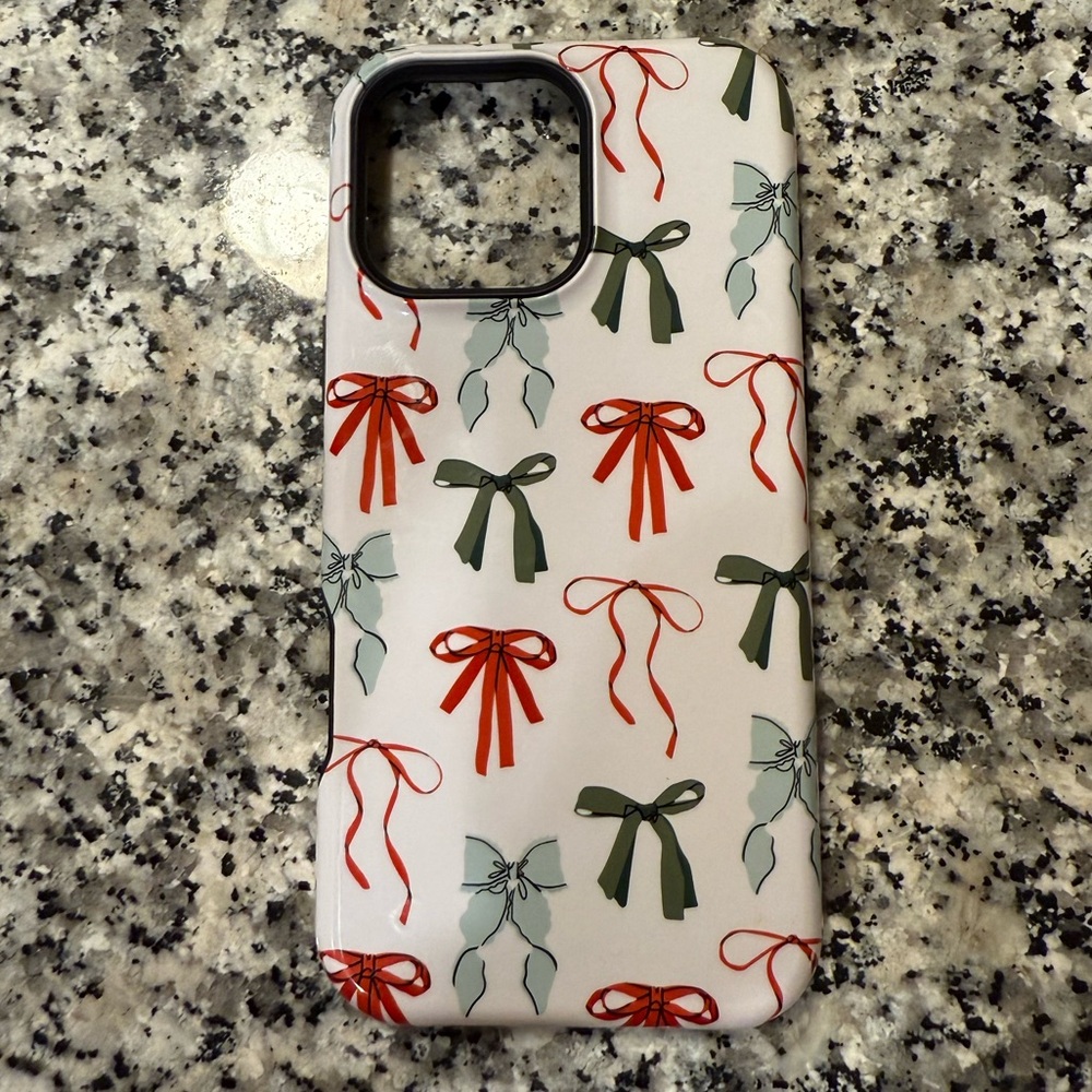 Casely Festive Girlie Holiday Bows Essential MagSafe Case for iPhone 16 Pro Max